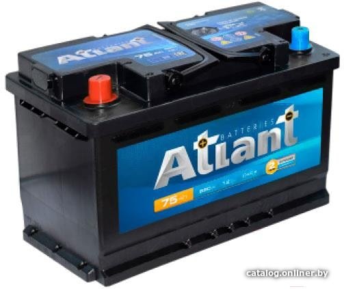 Автомобильный аккумулятор Atlant Blue L+ (75 А·ч)