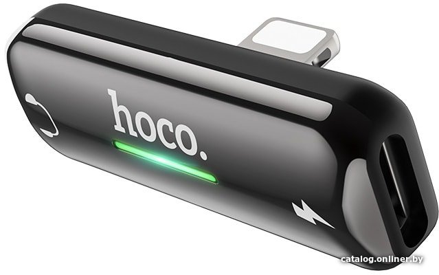 Адаптер Hoco LS27 Lightning (черный)