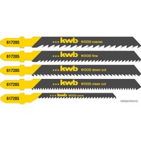 Набор пильных полотен KWB 49617285 (5 шт)
