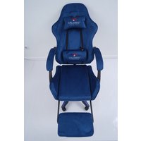 Игровое (геймерское) кресло Calviano 1584 (велюр, синий)