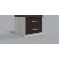 Тумба Миркомодоф Твин 12 (дуб крафт белый/венге луизиана)