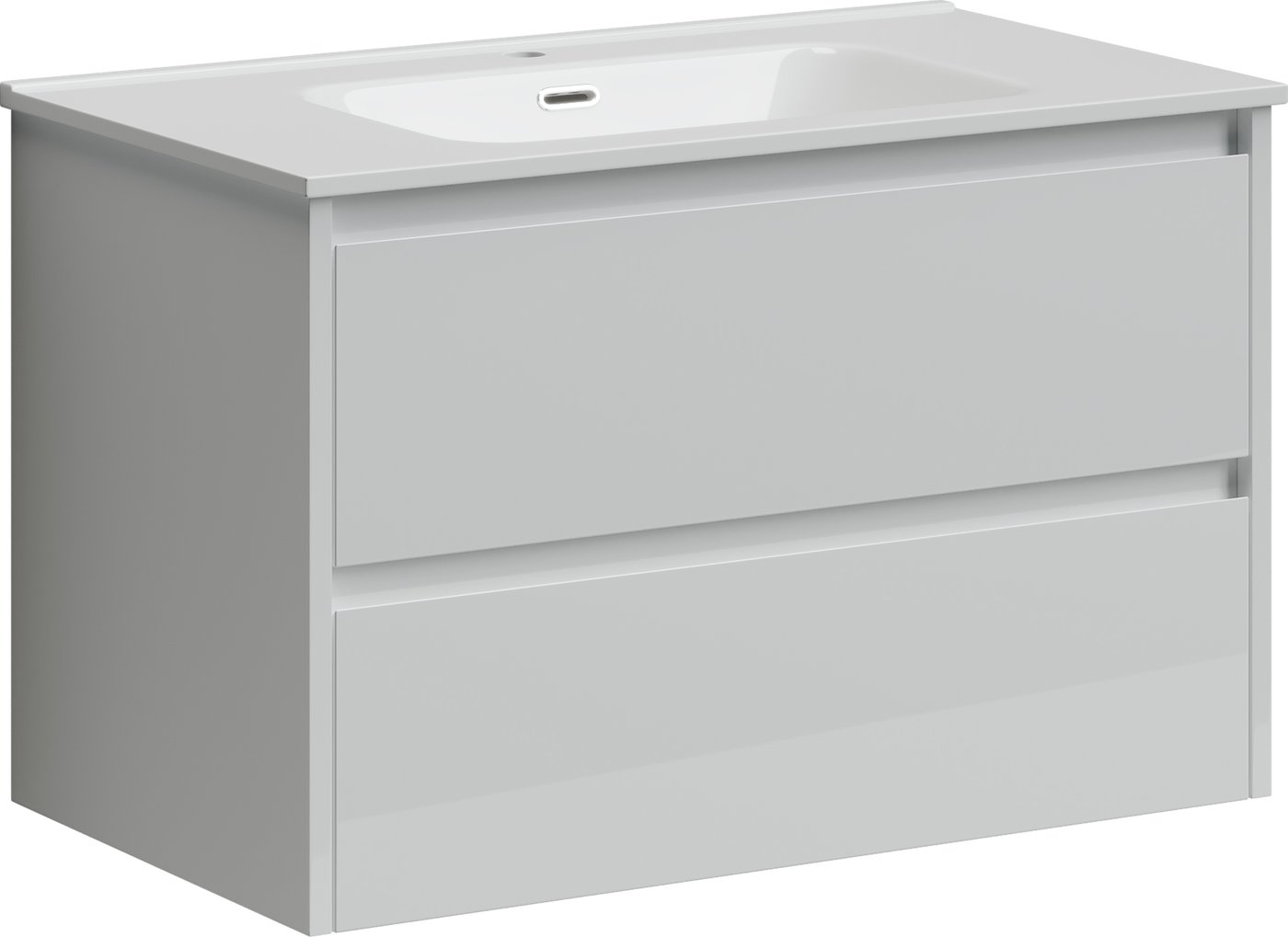 

Sancos Тумба под умывальник Libra LB80W (белый глянец)