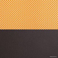 Офисное кресло AksHome Ricci Chrome (оранжевый/черный)