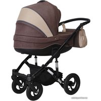 Универсальная коляска Siger Alba (2 в 1, бежевый/коричневый)