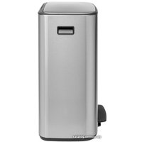 Система сортировки мусора Brabantia Bo Pedal Bin 2 x 30 л (стальной матовый)