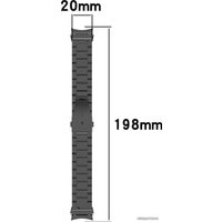 Браслет Rumi Heavy металлический для Samsung Galaxy Watch4/5/6 (20 мм, золотистый)