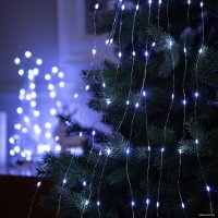 Светодиодная гирлянда Luazon Конский хвост 10 нитей по 1.5 м 5206129 (белый)