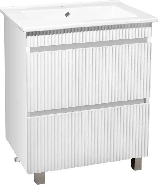 

Runo Тумба под умывальник Модена 65 (напольная, белый)