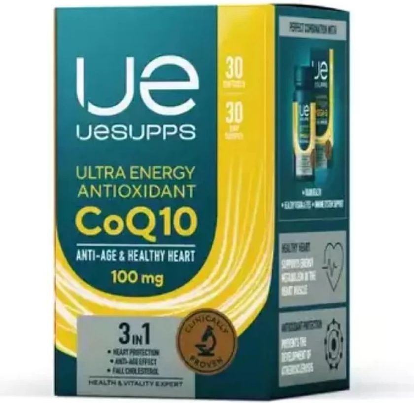 

Витамины, минералы UESupps Коэнзим Q10 100 мг (30 капсул)