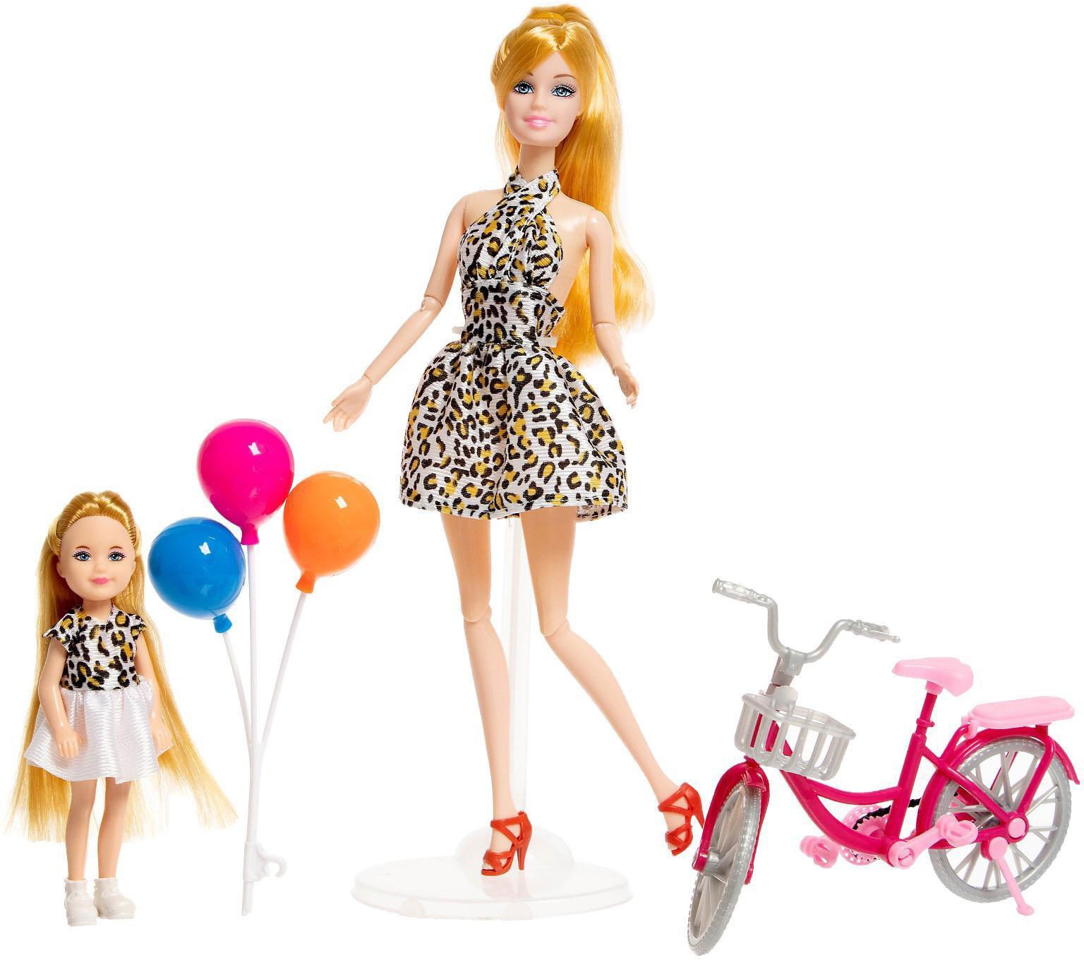 

Кукла Happy Valley Look. На велосипеде, леопард 6534539