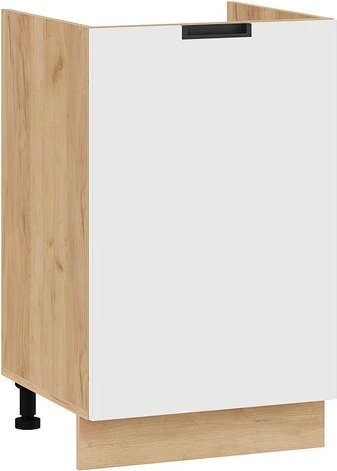 

Шкаф напольный Трия Гренада с одной дверью 1Н5М (дуб крафт золотой/холст белый)