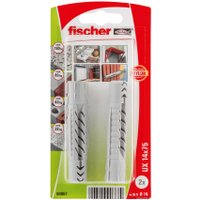 Дюбель универсальный Fischer UX 14X75 K NV 90867 (2 шт)