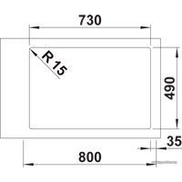 Кухонная мойка Blanco Solis 700-IF/A 526127 (полированная)
