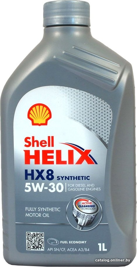Моторное масло Shell HX8 Synthetic 5W-30 1л