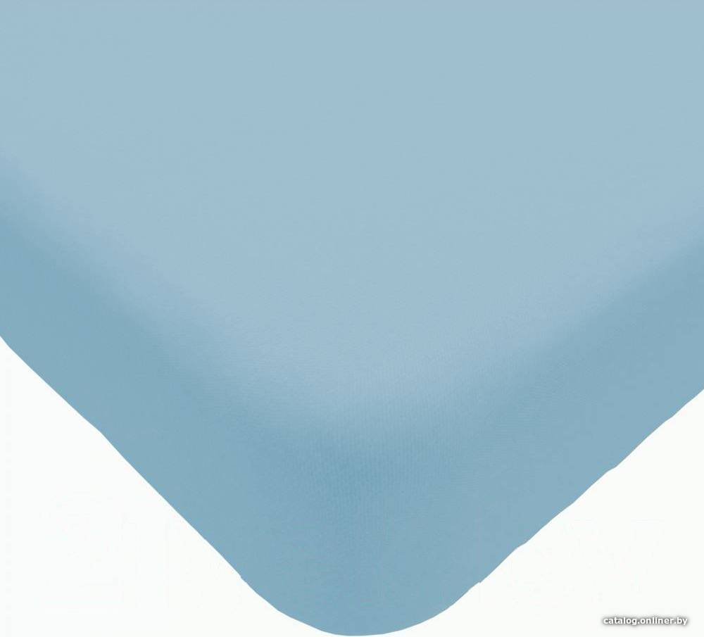 Простыня Luxsonia Трикотаж 60x120 Мр0010-8 (голубой)