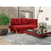 Тахта Мебель-АРС Алиса (бархат, красный star velvet 3 dark red)