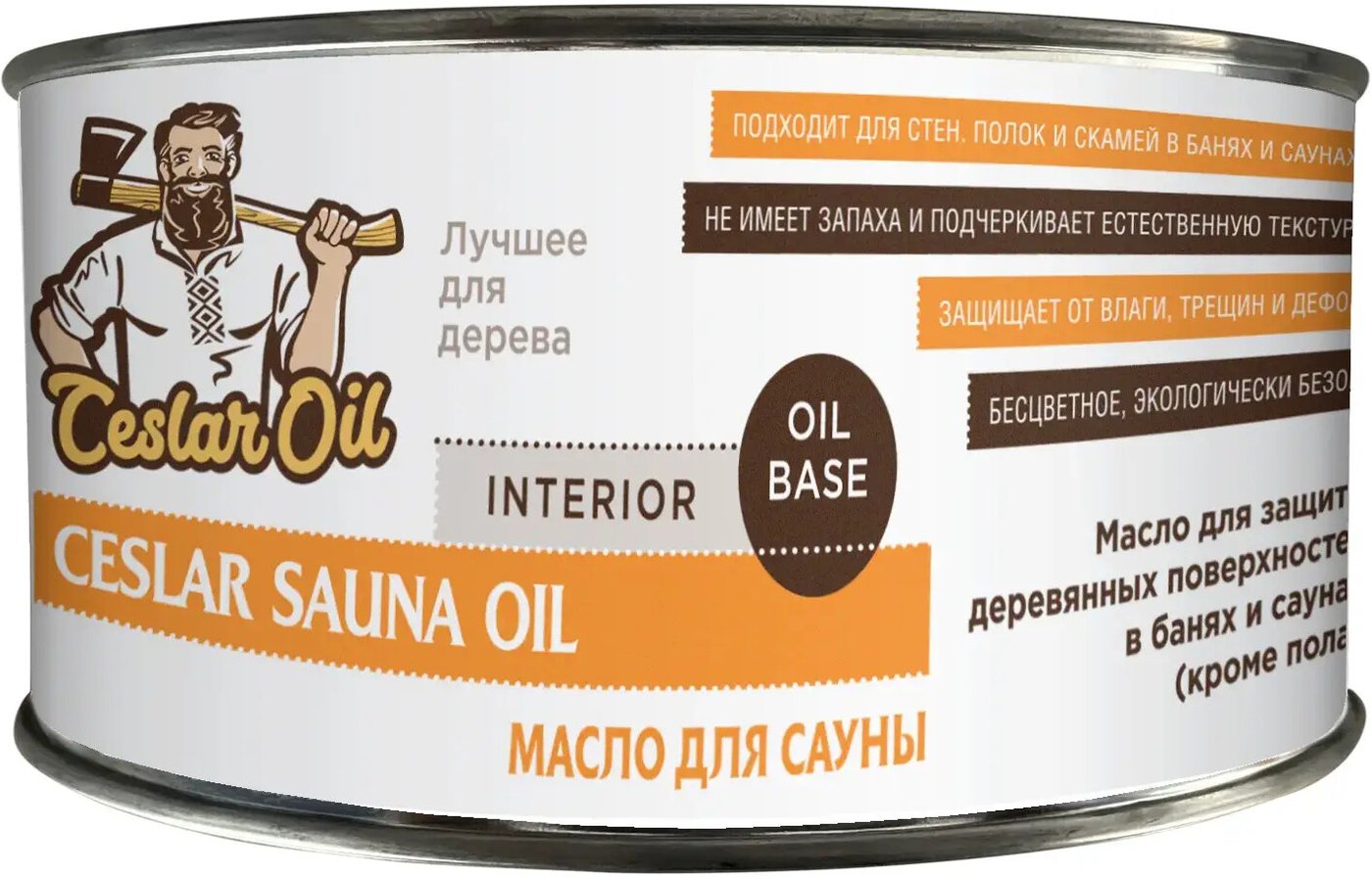 Масло Ceslar Sauna Oil 0.45л (прозрачный)