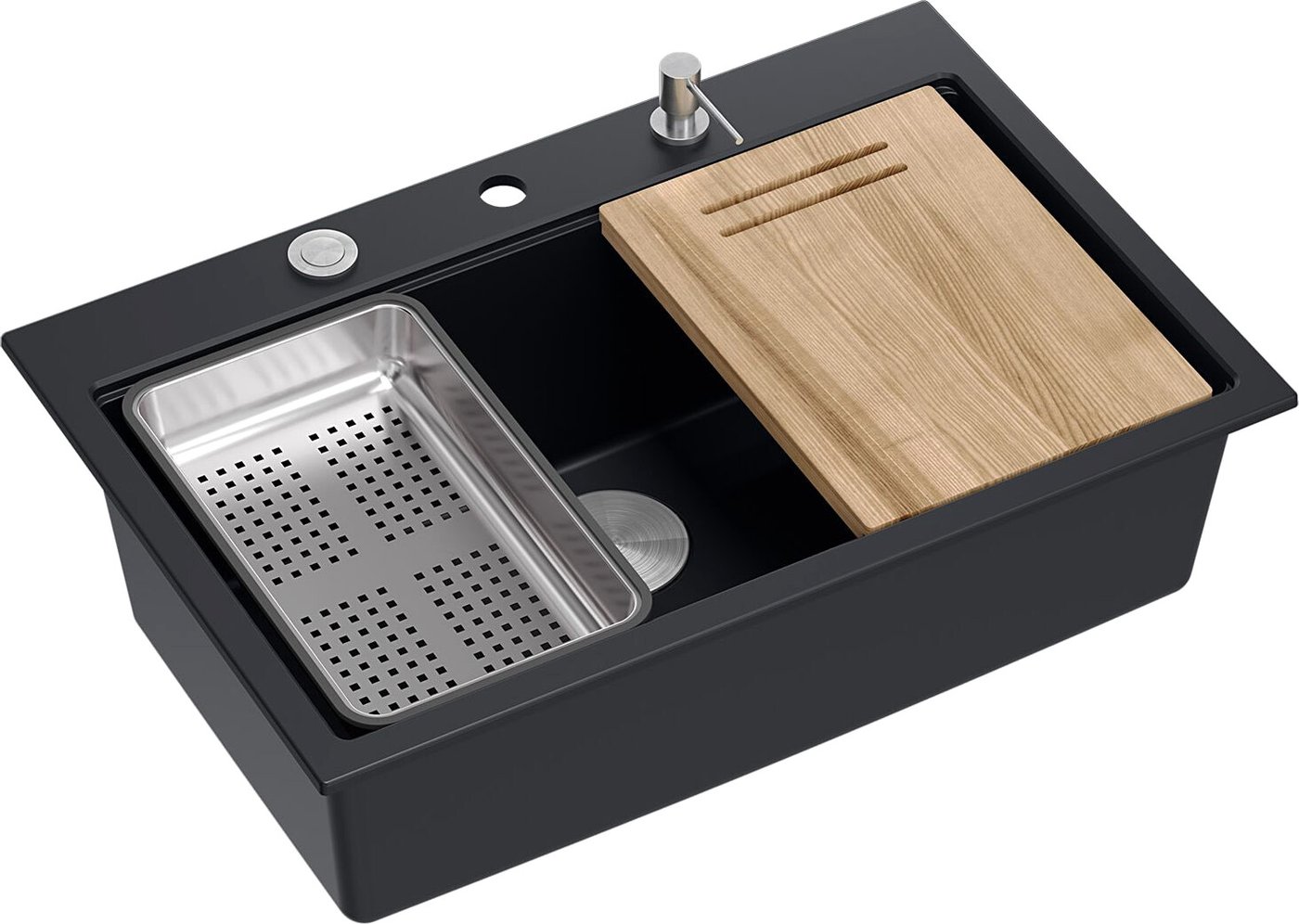 

Кухонная мойка Quadron HQM7650U7BS