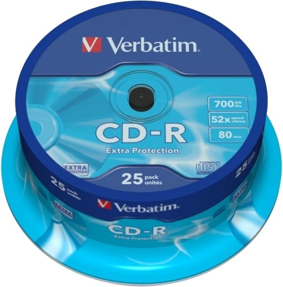 

CD-R диск Verbatim 700Mb 52x 43432 (25 шт.)