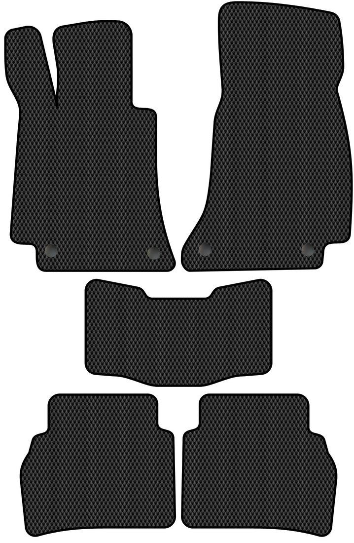 

Комплект ковриков для авто Alicosta Mercedes-Benz E-Class V (седан, гибрид, универсал, купе, гибрид / W213, S213, C238) 2016 - Н.В. (черный, ромб)