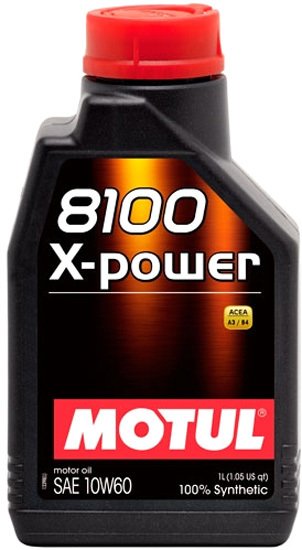 

Моторное масло Motul 8100 X-Power 10W-60 1л