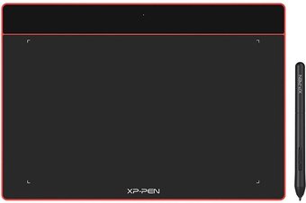 Графический планшет XP-Pen Deco Fun L (красный)