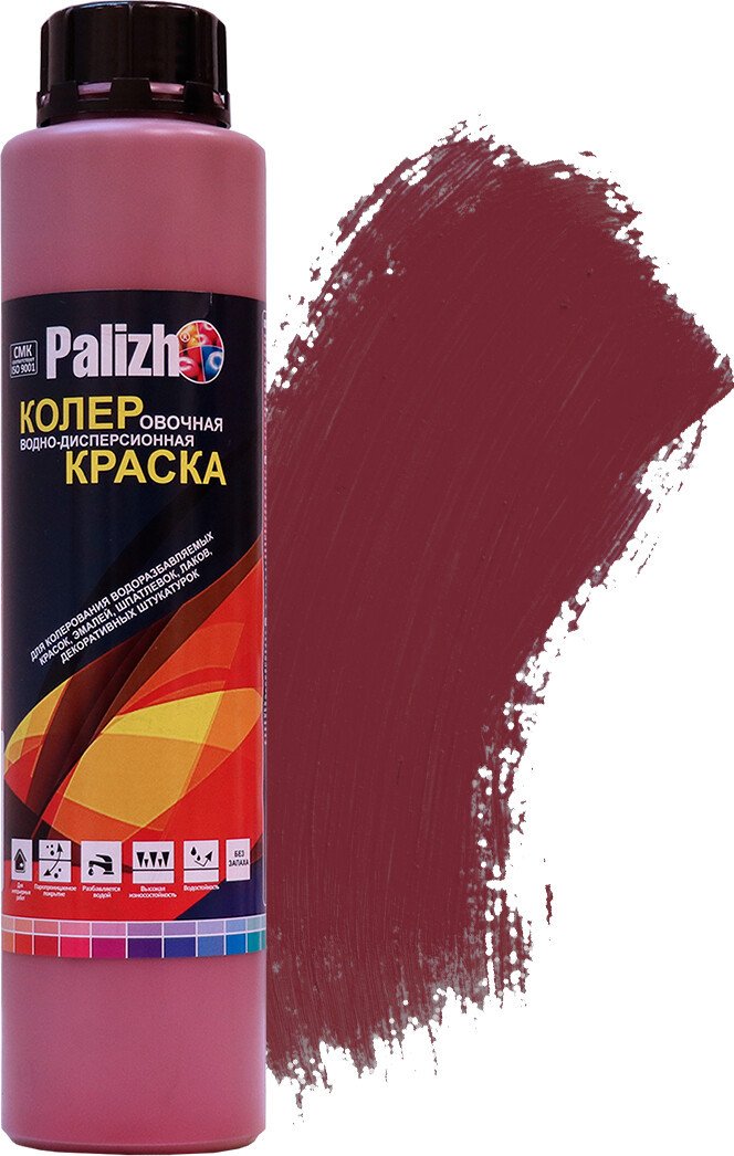 Колеровочная краска Palizh Колеровочная CP.522 750мл (бордовый)