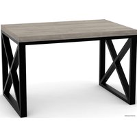 Кухонный стол TMB Loft Эгилсей Дуб 1200x800 40 мм (графит)