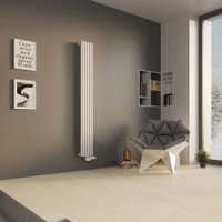 Дизайн-радиатор Faberg Sabron 1 (8 секций, белый RAL-9016)