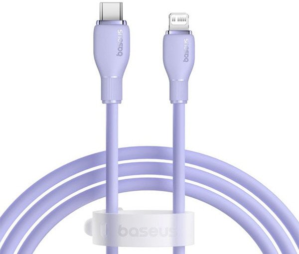 

Кабель Baseus Pudding Series Fast Charging USB Type-C - Lightning (1.2 м, фиолетовый)