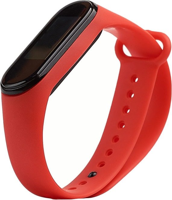 

Ремешок KST силиконовый для Xiaomi Mi Smart Band 5/6 (красный)