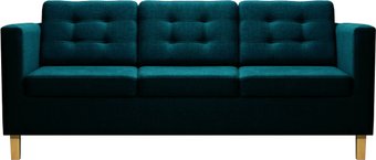 Brioli Дилли клетка Д трехместный (рогожка, J17 темно-синий/светлые н.)