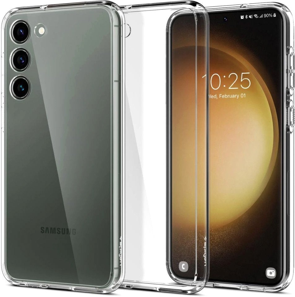 

Чехол для телефона Spigen Ultra Hybrid для Galaxy S23 ACS05714 (прозрачный)