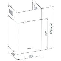 Кухонная вытяжка Weissgauff Box 40 PB Black