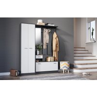 Стенка Империал Интер (антрацит/белый)