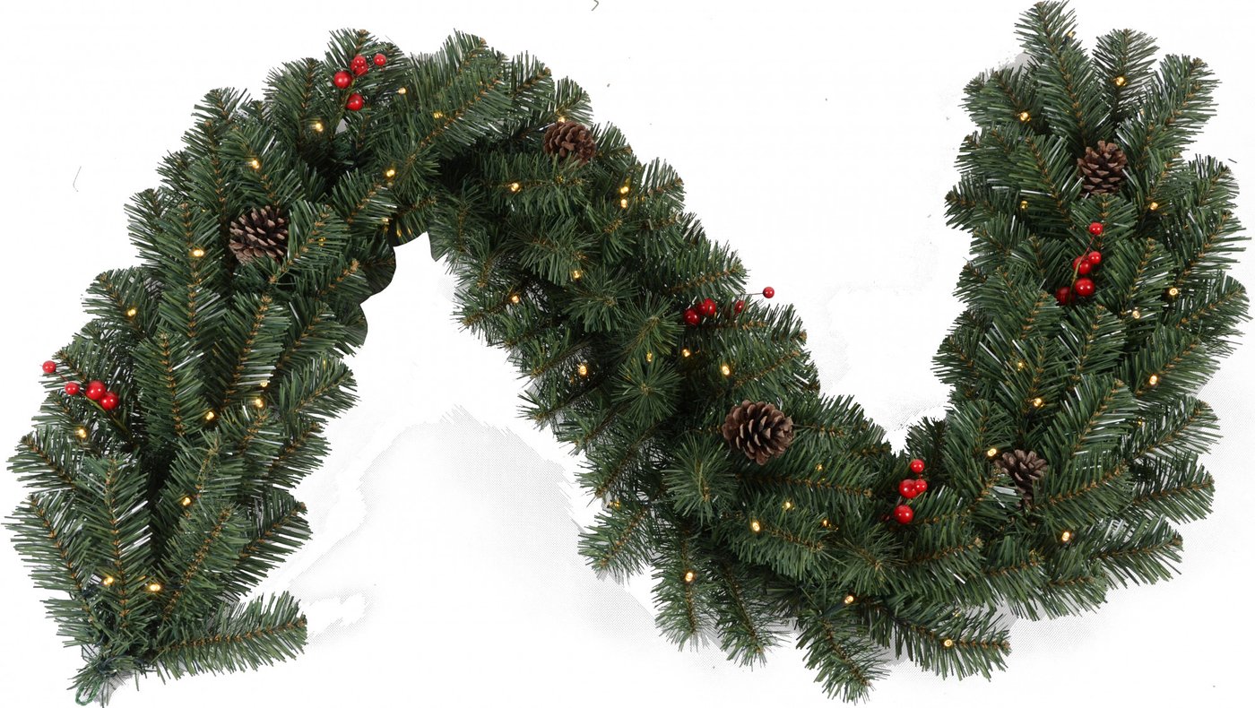 

Рождественская ветка Winter Time 270 3A53-G0912-260TD (с шишками)