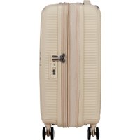 Чемодан-спиннер American Tourister Soundbox Coconut sand 55 см