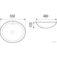 Умывальник WeltWasser Elbach 1147