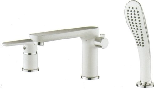 

Смеситель Ledeme L1153W (белый/хром)