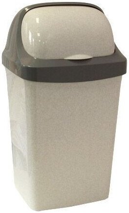 

Мусорное ведро Idea Ролл Топ М2465 9 л (мраморный)