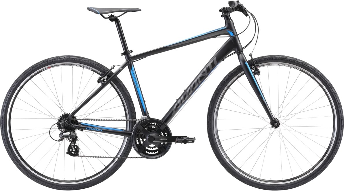 

Велосипед Avanti Giro F1 XL 2025 (матовый черный/металлический синий)