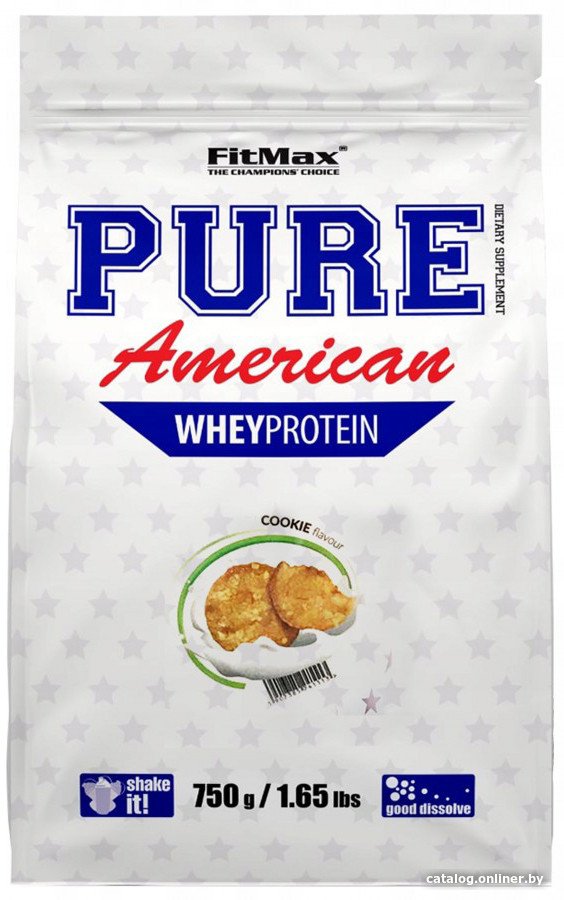 Протеин сывороточный (концентрат) Fitmax Pure American (750 г, печенье)