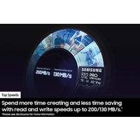 Карта памяти Samsung PRO Ultimate microSDXC 128GB (с кардридером)