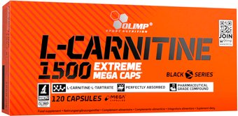 L-карнитин Olimp L-Carnitine 1500 Extreme Mega Caps (120 капсул)