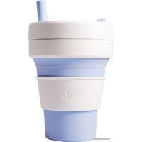 Многоразовый стакан Stojo S2-SKY-C (небо/белый, 0.47 л)