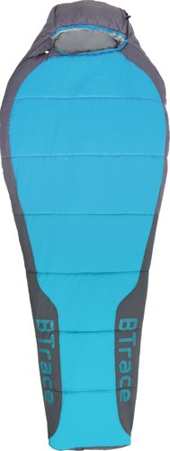 Спальный мешок BTrace Snug S (левая молния, синий/серый)