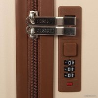 Чемодан-спиннер Grott 340-614/5-18 (бежевый)