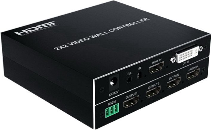 Разветвитель USBTOP 2x2 HDMI FullHD на 4 экрана