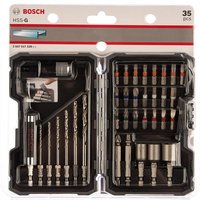 Набор оснастки для электроинструмента Bosch 2607017328 (35 предметов)
