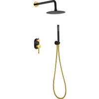 Душевая система  Boheme Uno 464-BG (золотой/черный)